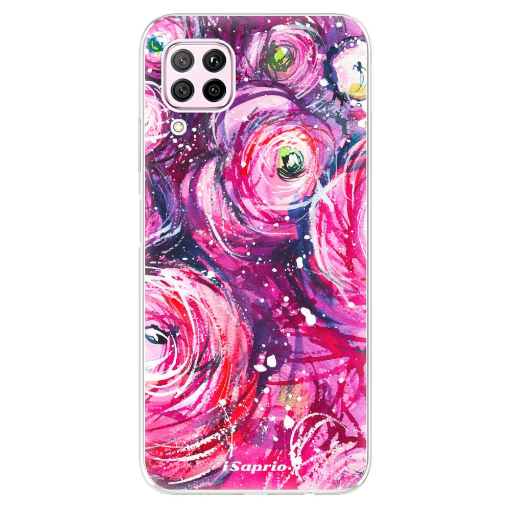 Odolné silikónové puzdro iSaprio - Pink Bouquet - Huawei P40 Lite