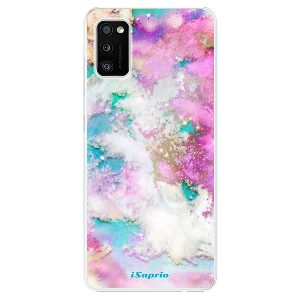 Odolné silikónové puzdro iSaprio - Galactic Paper - Samsung Galaxy A41