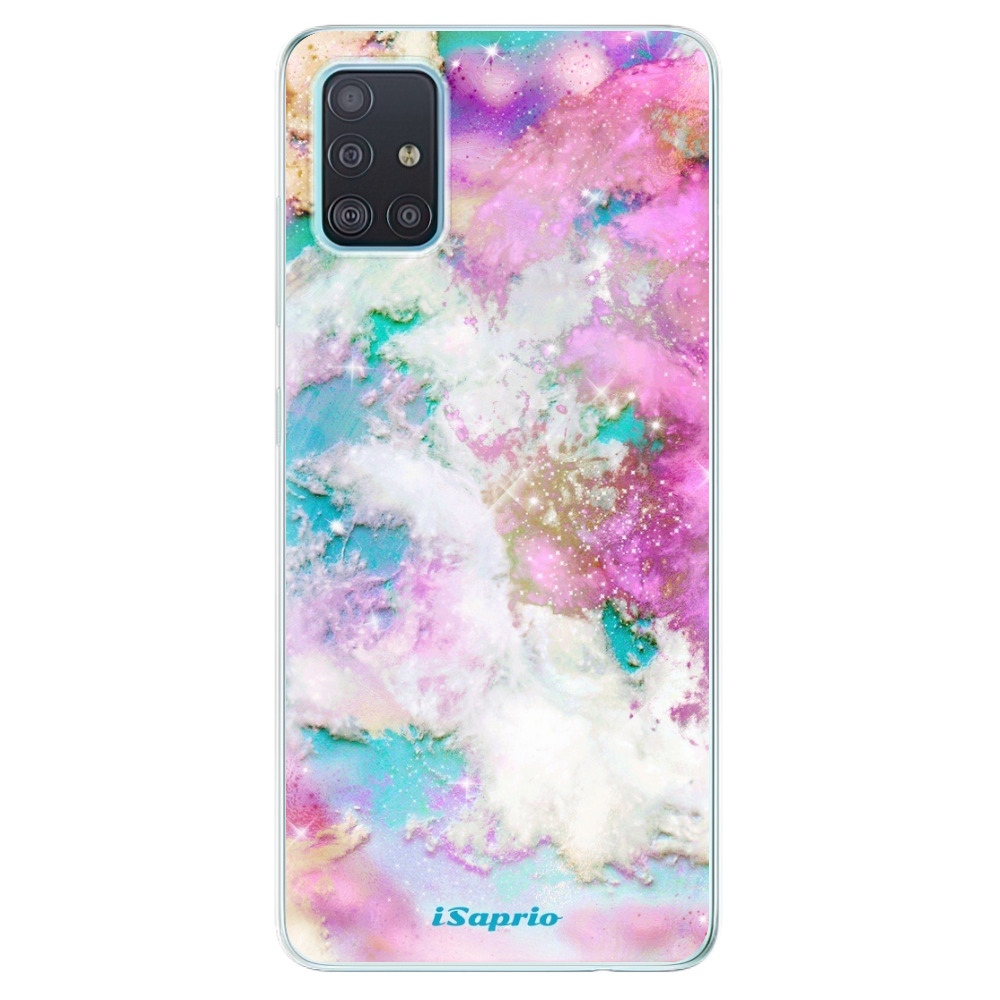 Odolné silikónové puzdro iSaprio - Galactic Paper - Samsung Galaxy A51