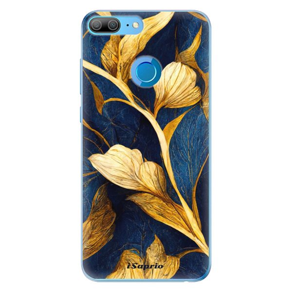 Odolné silikónové puzdro iSaprio - Gold Leaves - Huawei Honor 9 Lite