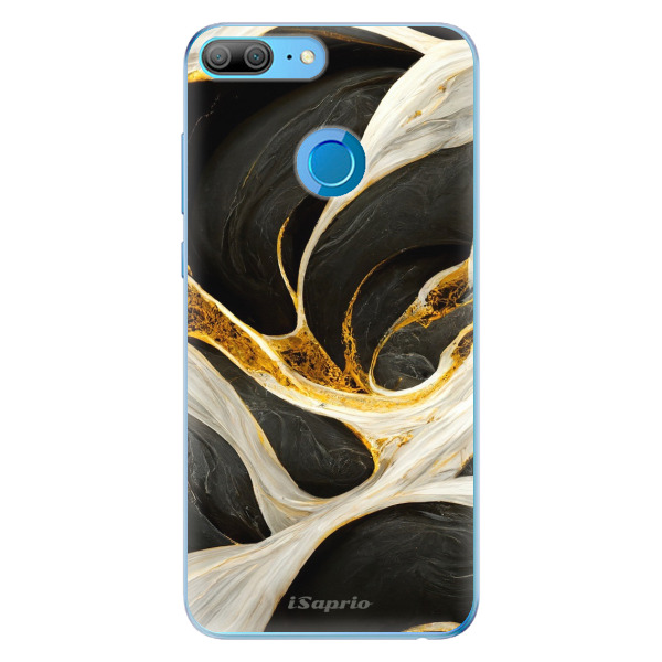 Odolné silikónové puzdro iSaprio - Black and Gold - Huawei Honor 9 Lite