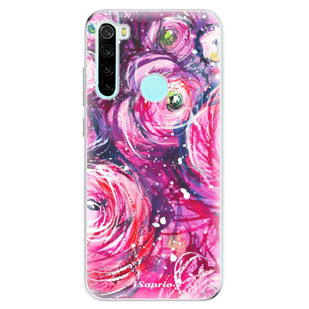 Odolné silikónové puzdro iSaprio - Pink Bouquet - Xiaomi Redmi Note 8