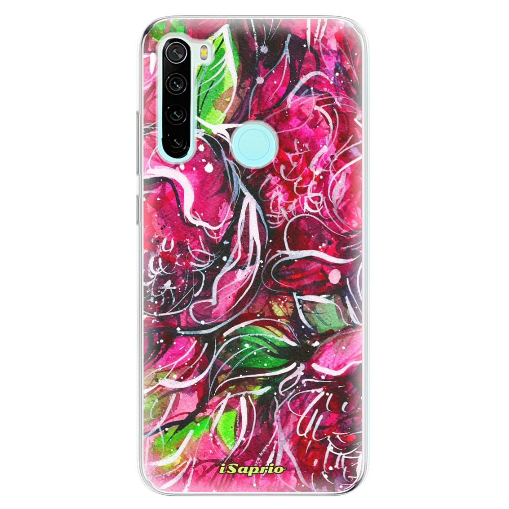 Odolné silikónové puzdro iSaprio - Burgundy - Xiaomi Redmi Note 8