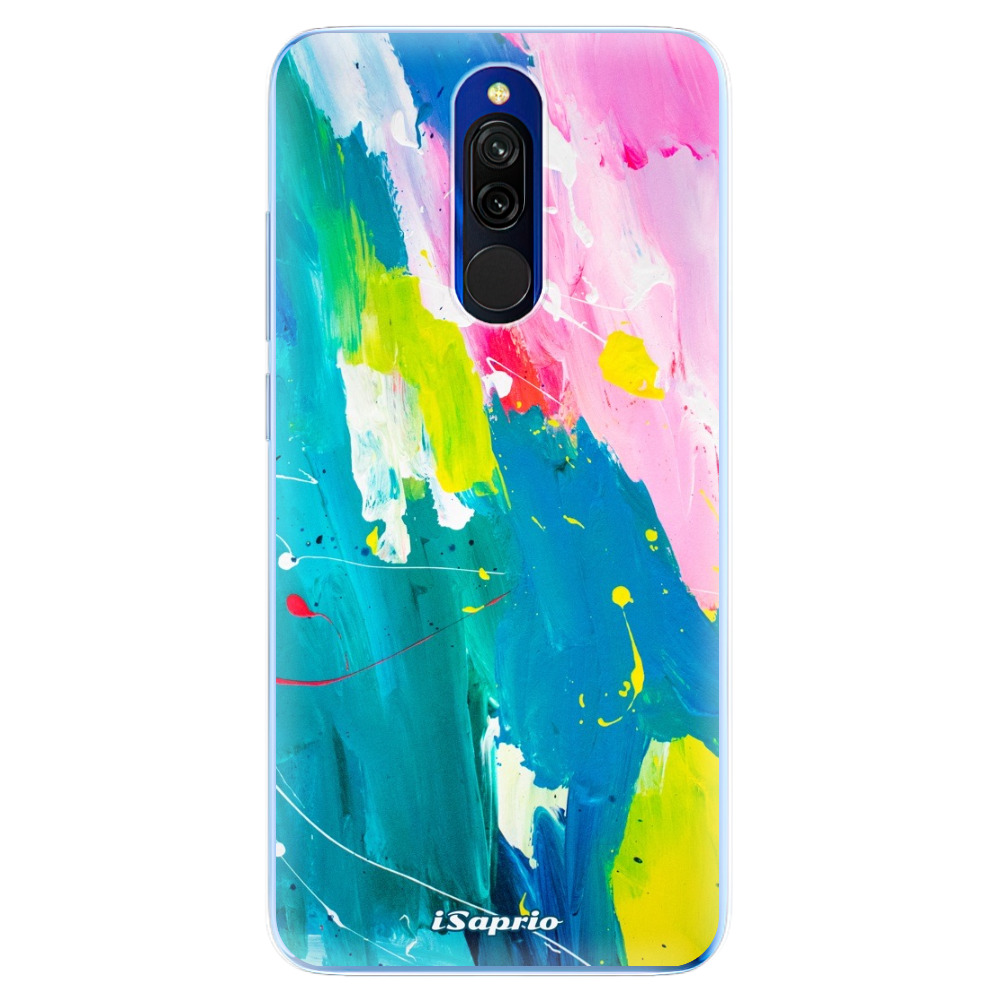 Odolné silikónové puzdro iSaprio - Abstract Paint 04 - Xiaomi Redmi 8
