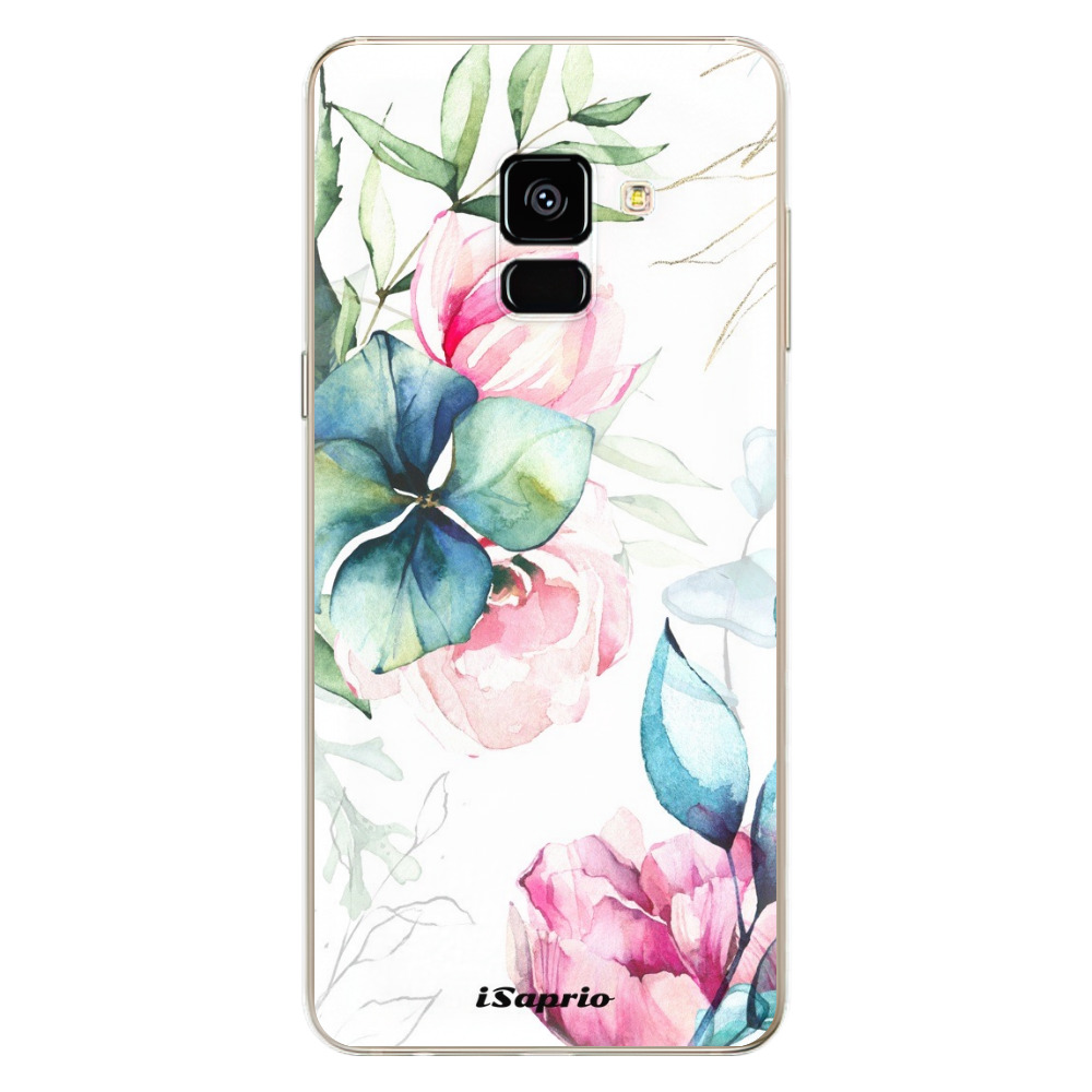 Odolné silikónové puzdro iSaprio - Flower Art 01 - Samsung Galaxy A8 2018