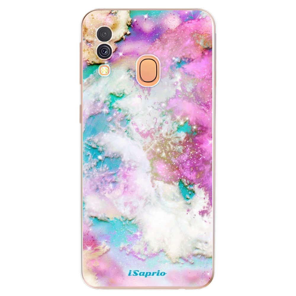 Odolné silikónové puzdro iSaprio - Galactic Paper - Samsung Galaxy A40