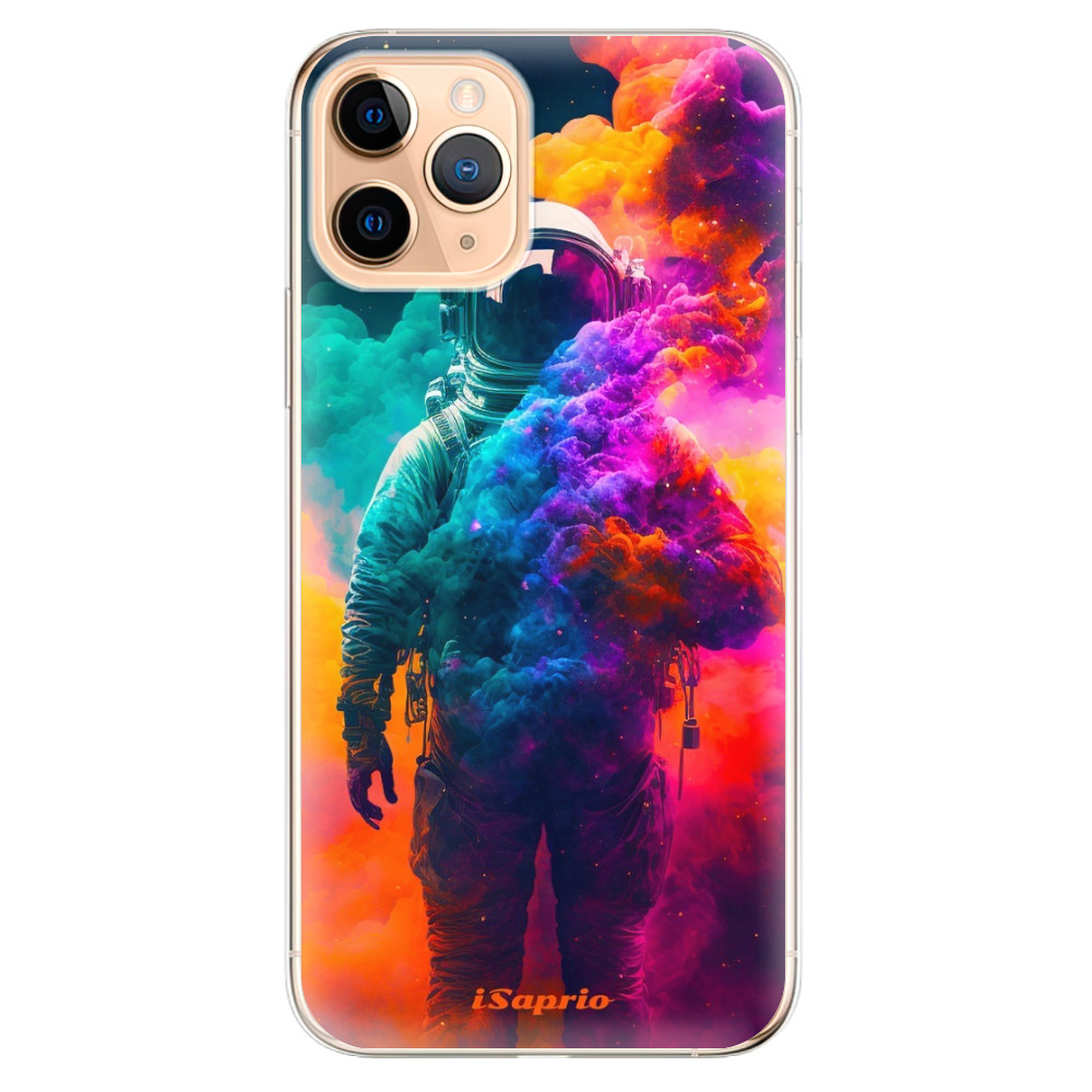 Odolné silikónové puzdro iSaprio - Astronaut in Colors - iPhone 11 Pro