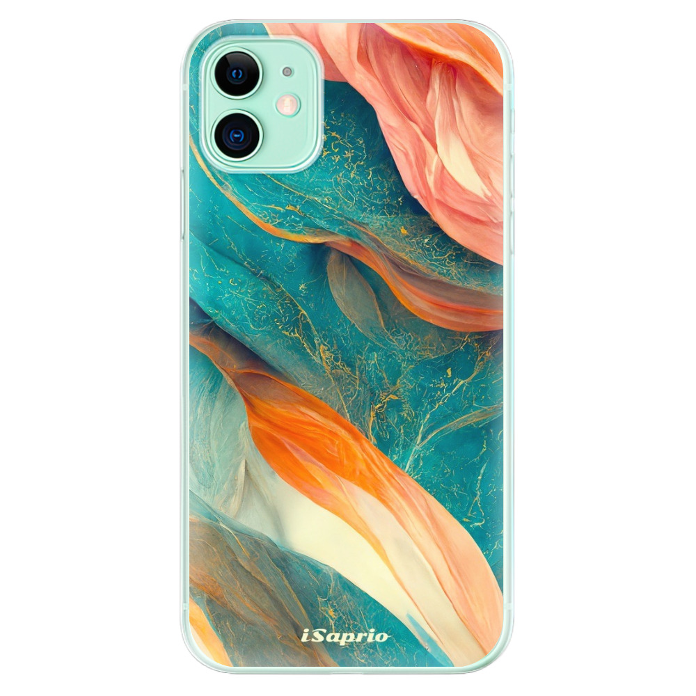 Odolné silikónové puzdro iSaprio - Abstract Marble - iPhone 11