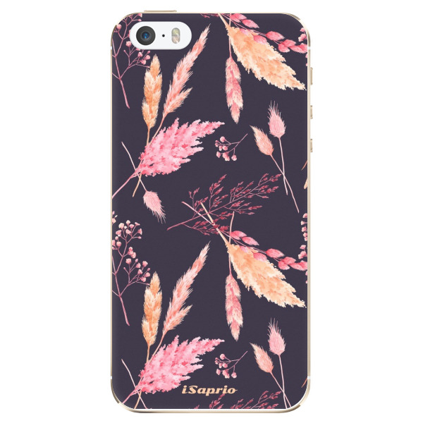 Odolné silikónové puzdro iSaprio - Herbal Pattern - iPhone 5/5S/SE
