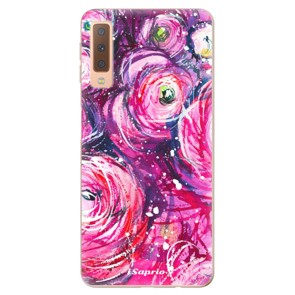 Odolné silikónové puzdro iSaprio - Pink Bouquet - Samsung Galaxy A7 (2018)