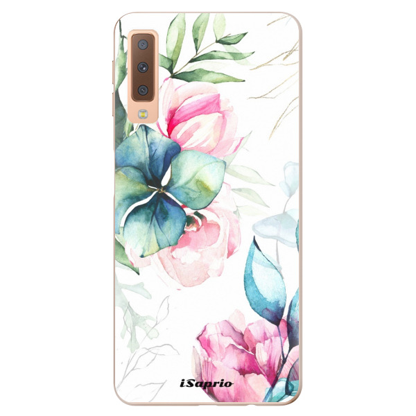 Odolné silikónové puzdro iSaprio - Flower Art 01 - Samsung Galaxy A7 (2018)