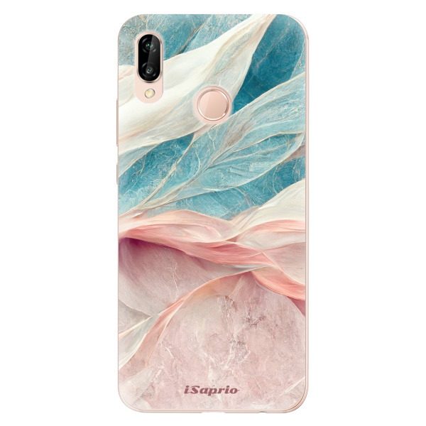 Odolné silikónové puzdro iSaprio - Pink and Blue - Huawei P20 Lite
