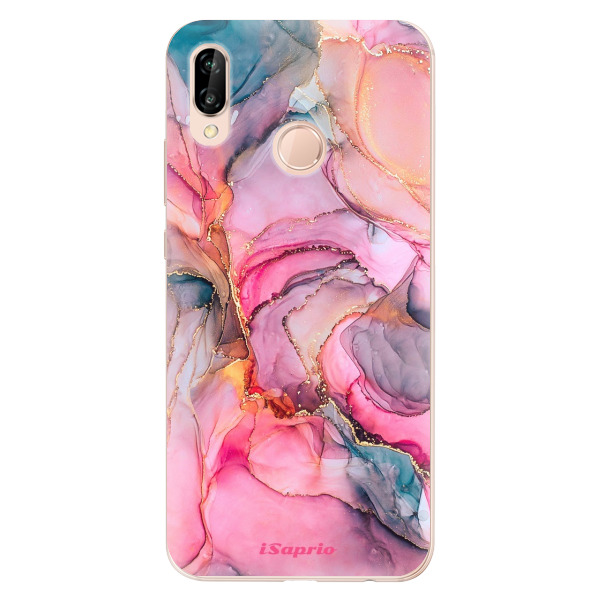 Odolné silikónové puzdro iSaprio - Golden Pastel - Huawei P20 Lite