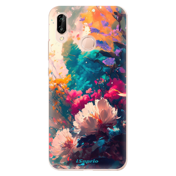 Odolné silikónové puzdro iSaprio - Flower Design - Huawei P20 Lite
