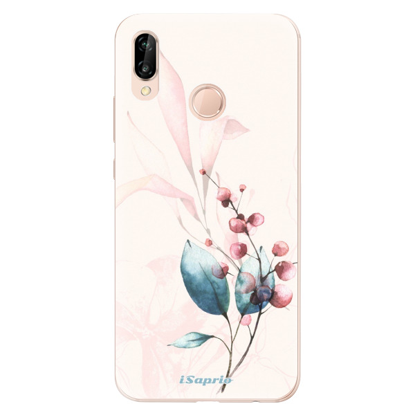 Odolné silikónové puzdro iSaprio - Flower Art 02 - Huawei P20 Lite