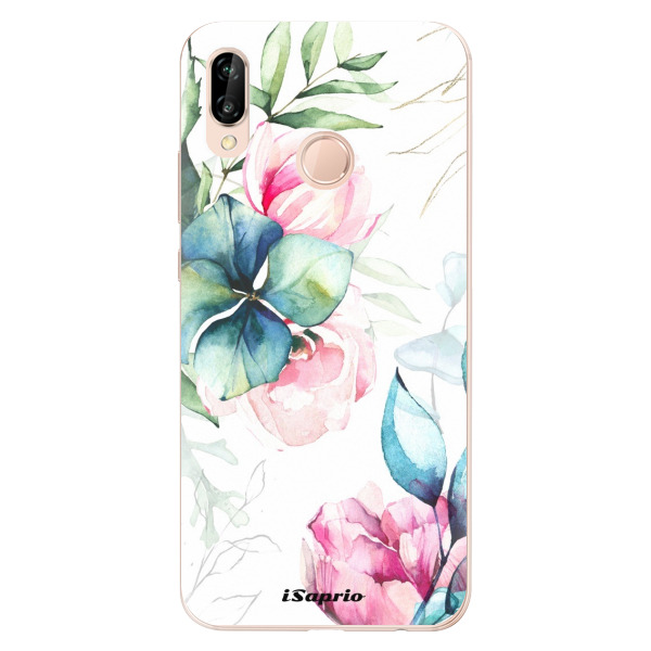 Odolné silikónové puzdro iSaprio - Flower Art 01 - Huawei P20 Lite