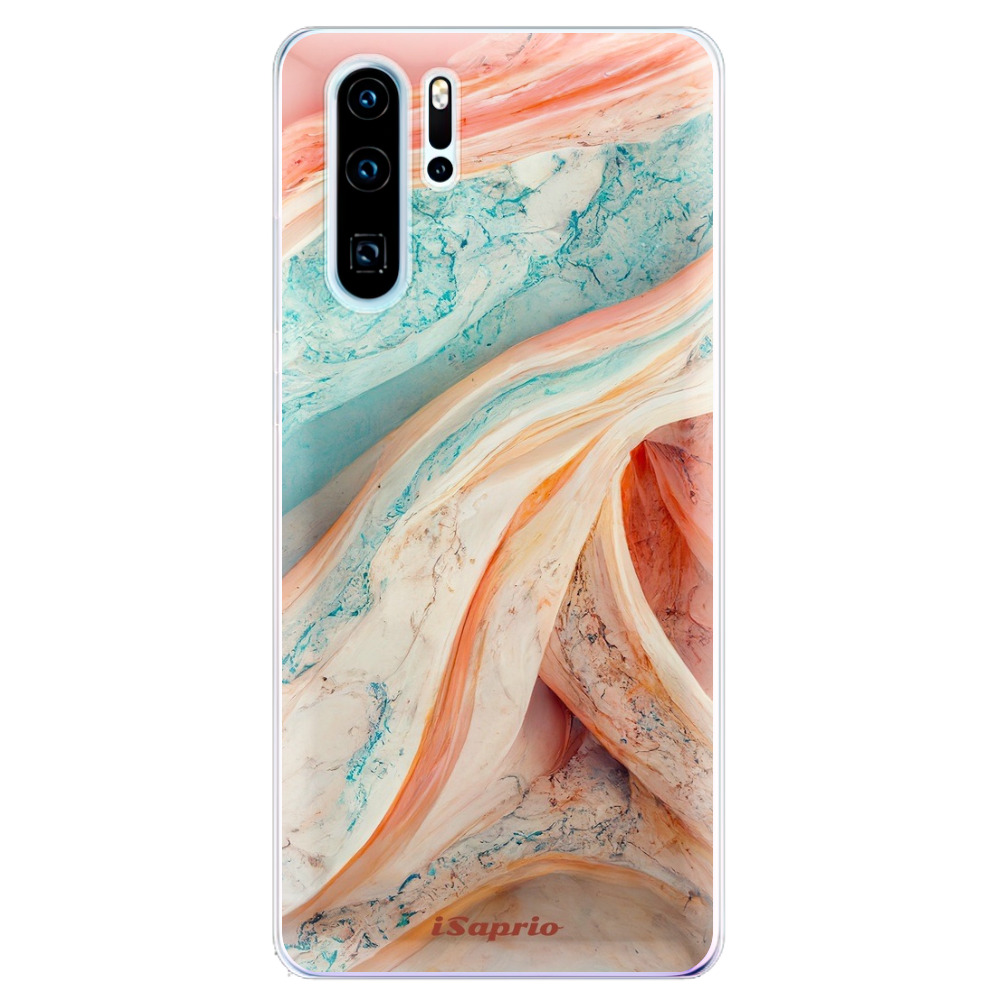 Odolné silikónové puzdro iSaprio - Orange and Blue - Huawei P30 Pro