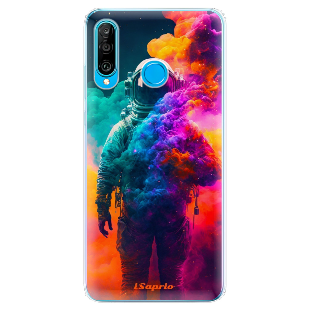 Odolné silikónové puzdro iSaprio - Astronaut in Colors - Huawei P30 Lite