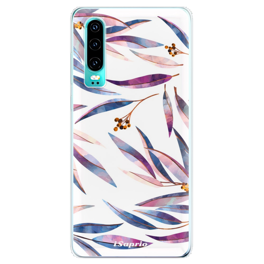 Odolné silikónové puzdro iSaprio - Eucalyptus - Huawei P30