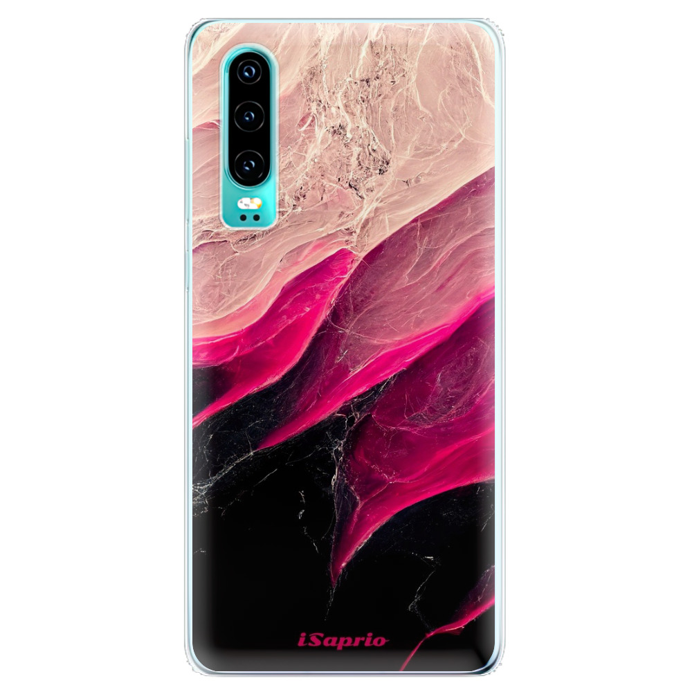 Odolné silikónové puzdro iSaprio - Black and Pink - Huawei P30