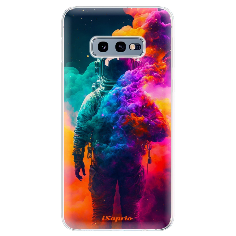 Odolné silikónové puzdro iSaprio - Astronaut in Colors - Samsung Galaxy S10e