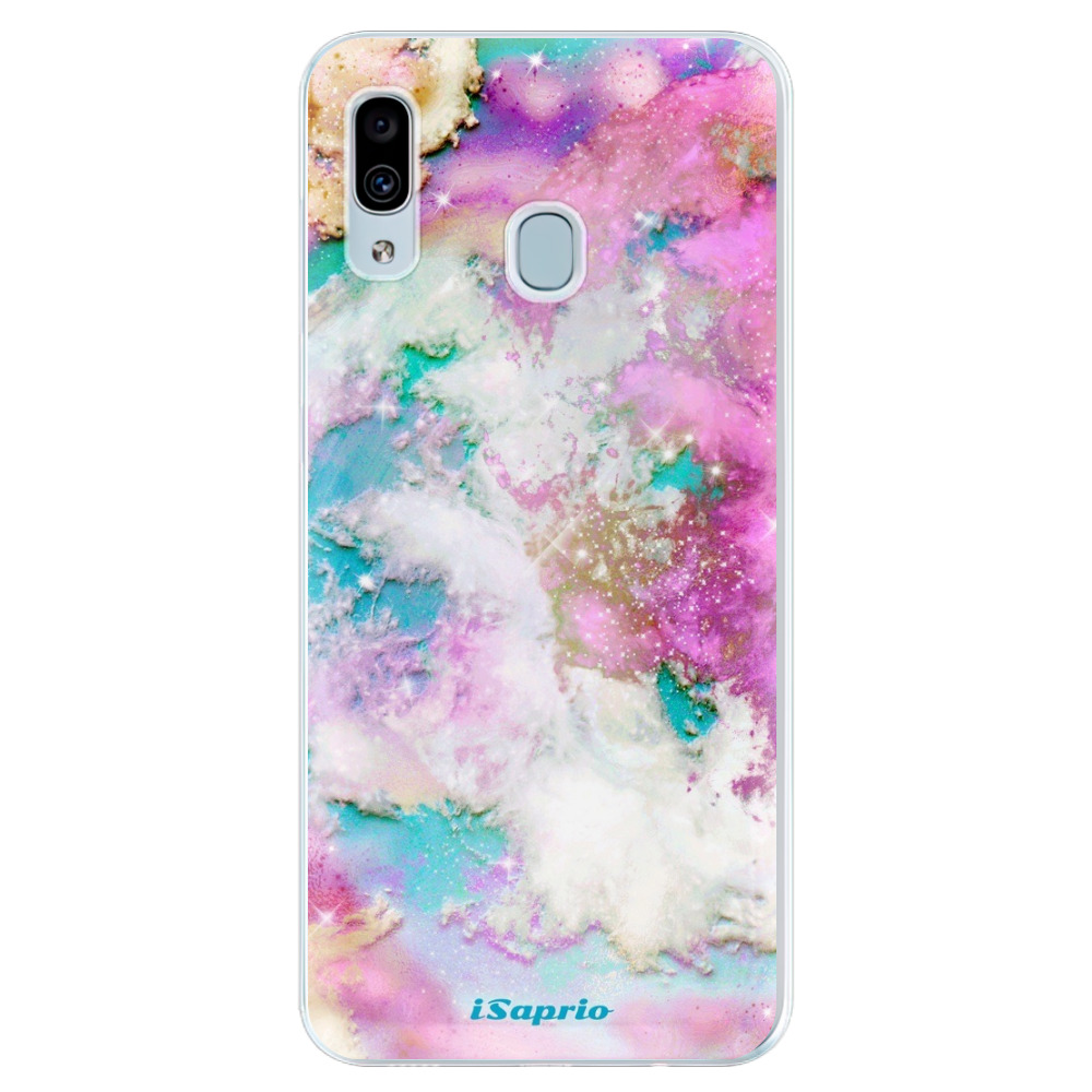 Silikónové puzdro iSaprio - Galactic Paper - Samsung Galaxy A30