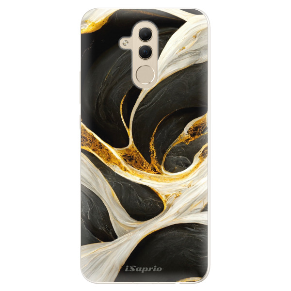 Silikónové puzdro iSaprio - Black and Gold - Huawei Mate 20 Lite