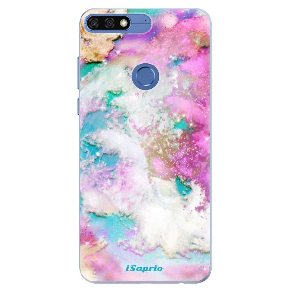 Silikónové puzdro iSaprio - Galactic Paper - Huawei Honor 7C