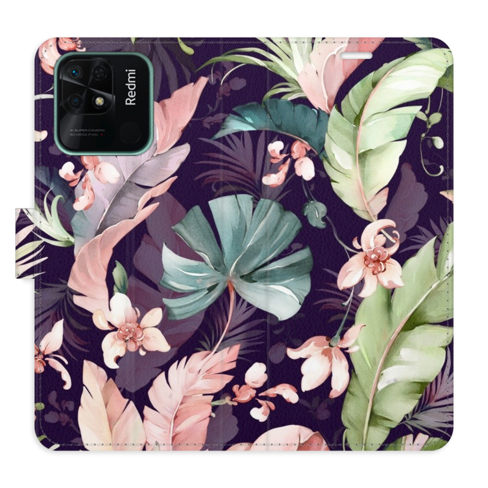 Flipové puzdro iSaprio - Flower Pattern 08 - Xiaomi Redmi 10C