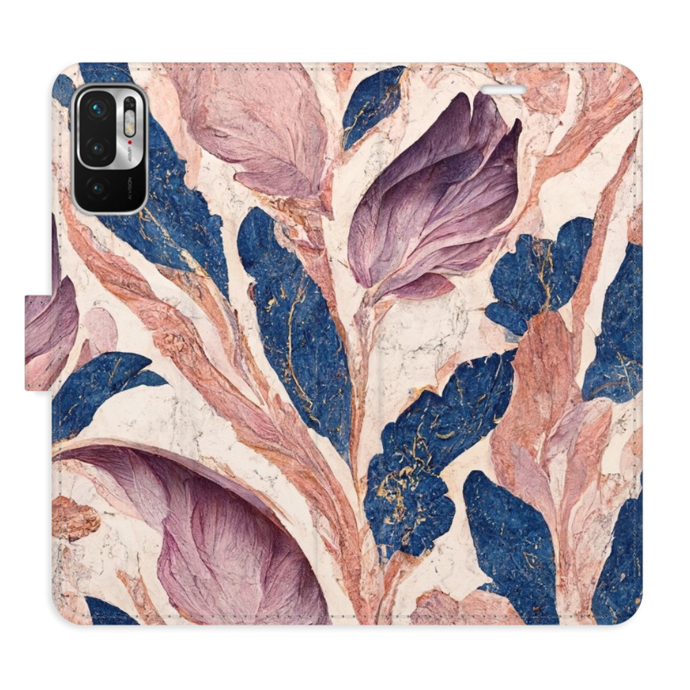 Flipové puzdro iSaprio - Old Leaves 02 - Xiaomi Redmi Note 10 5G