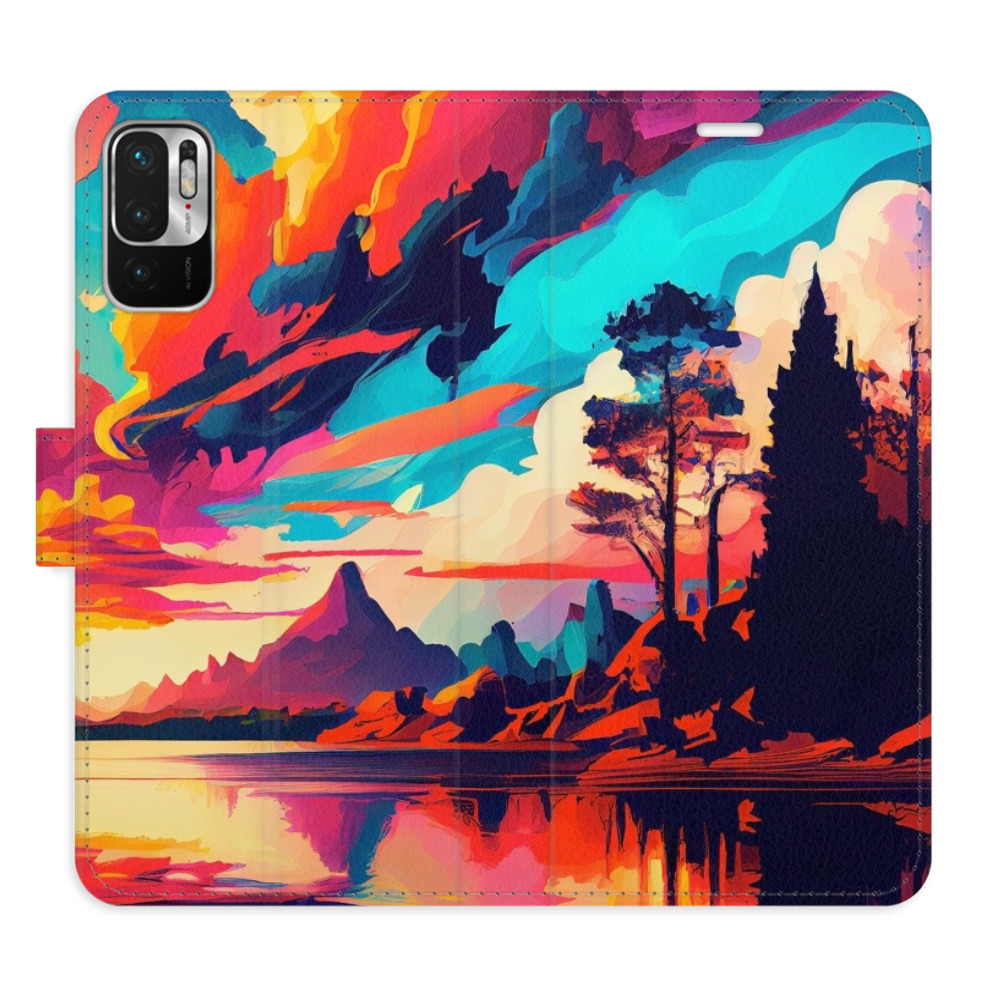 Flipové puzdro iSaprio - Colorful Mountains 02 - Xiaomi Redmi Note 10 5G