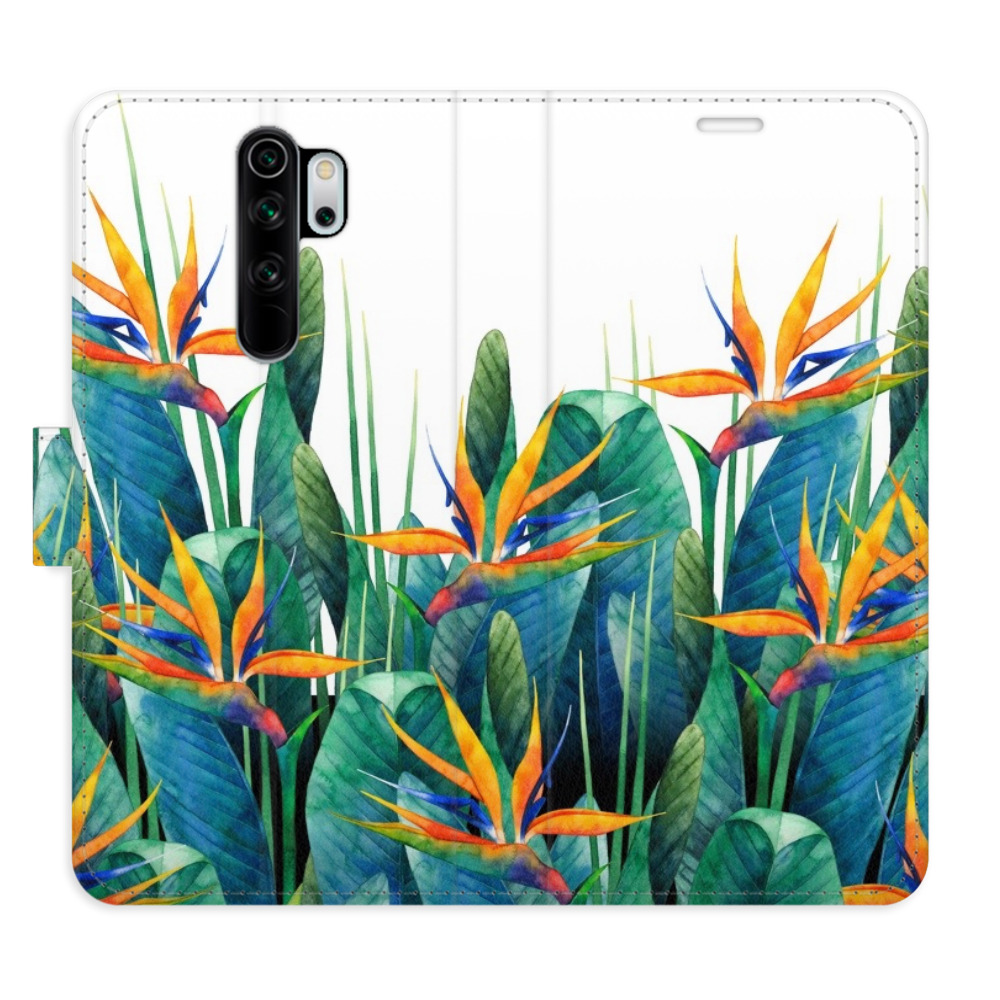 Flipové puzdro iSaprio - Exotic Flowers 02 - Xiaomi Redmi Note 8 Pro