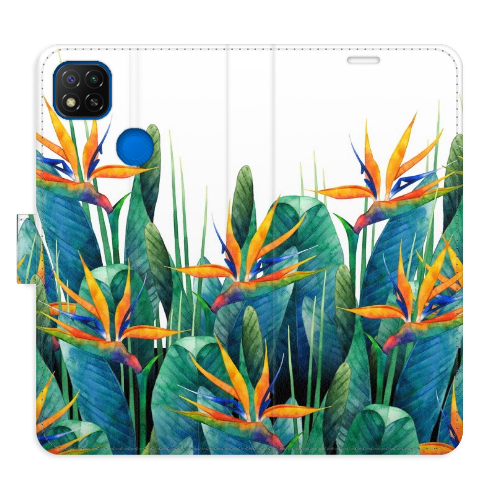 Flipové puzdro iSaprio - Exotic Flowers 02 - Xiaomi Redmi 9C
