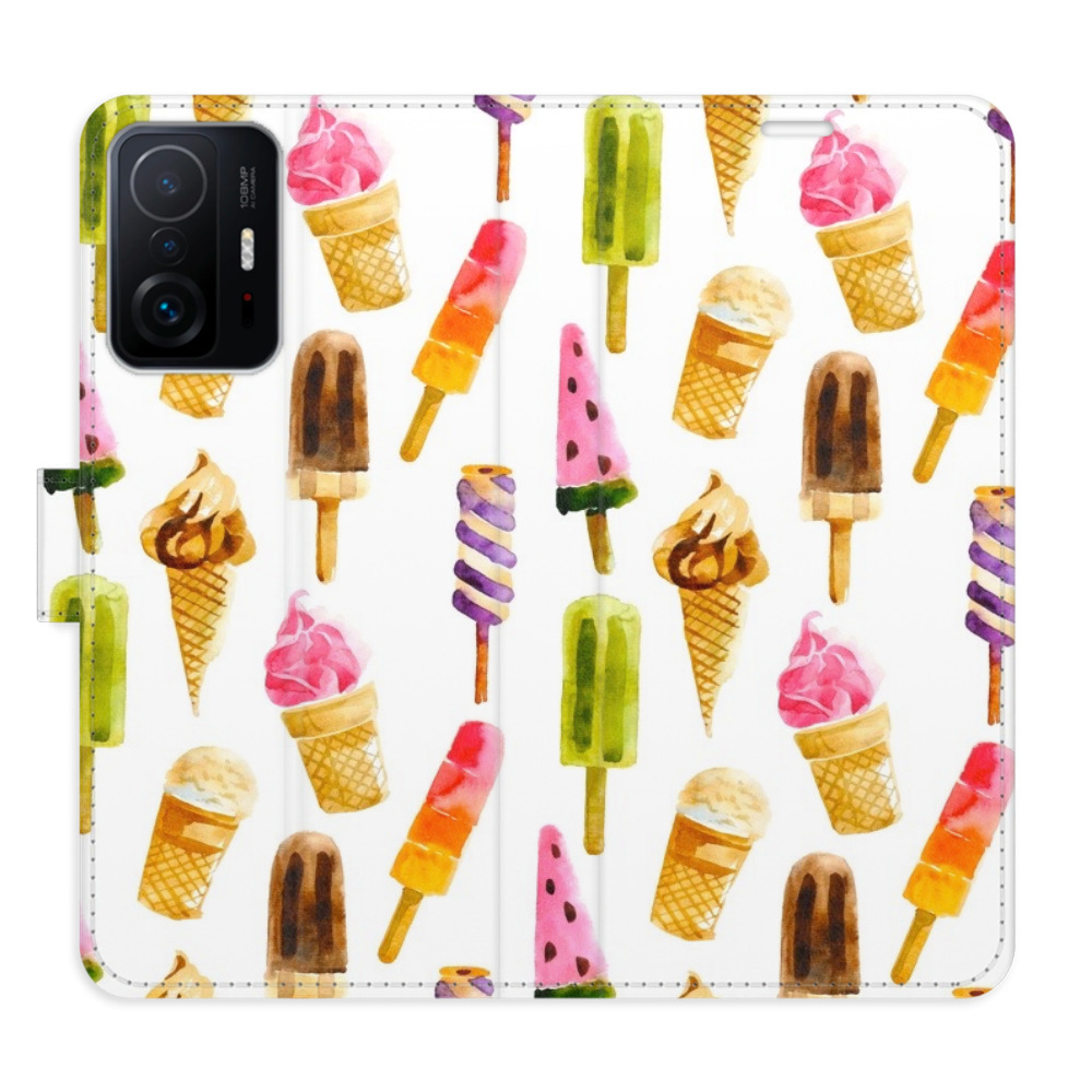 Flipové puzdro iSaprio - Ice Cream Pattern - Xiaomi 11T / 11T Pro