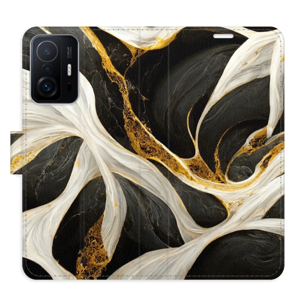 Flipové puzdro iSaprio - BlackGold Marble - Xiaomi 11T / 11T Pro