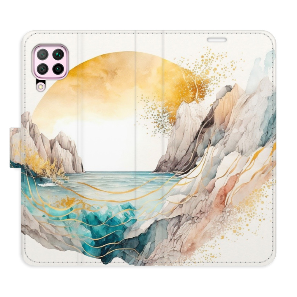 Flipové puzdro iSaprio - Winter in the Mountains - Huawei P40 Lite