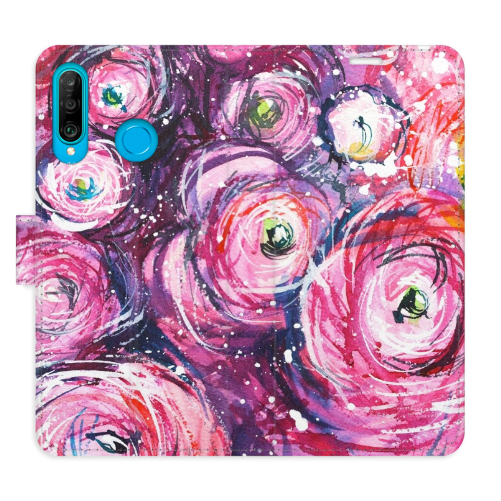 Flipové puzdro iSaprio - Retro Paint 02 - Huawei P30 Lite