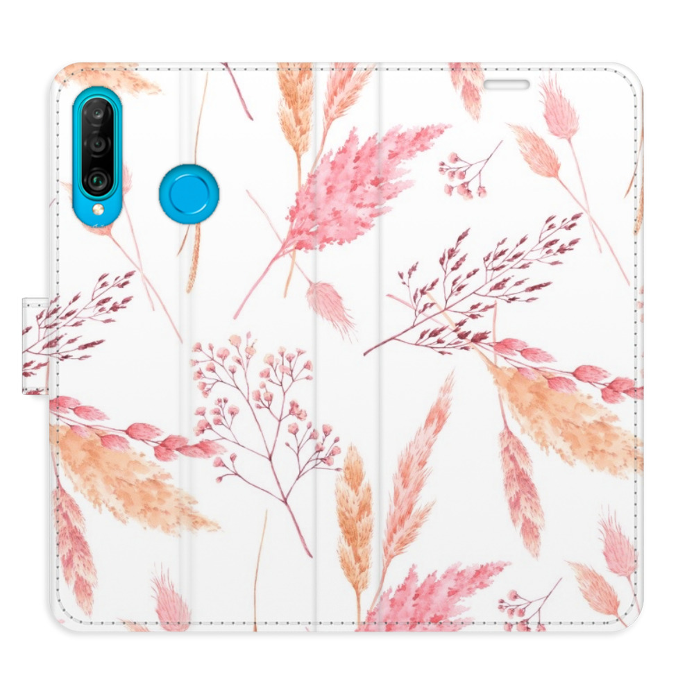 Flipové puzdro iSaprio - Ornamental Flowers - Huawei P30 Lite