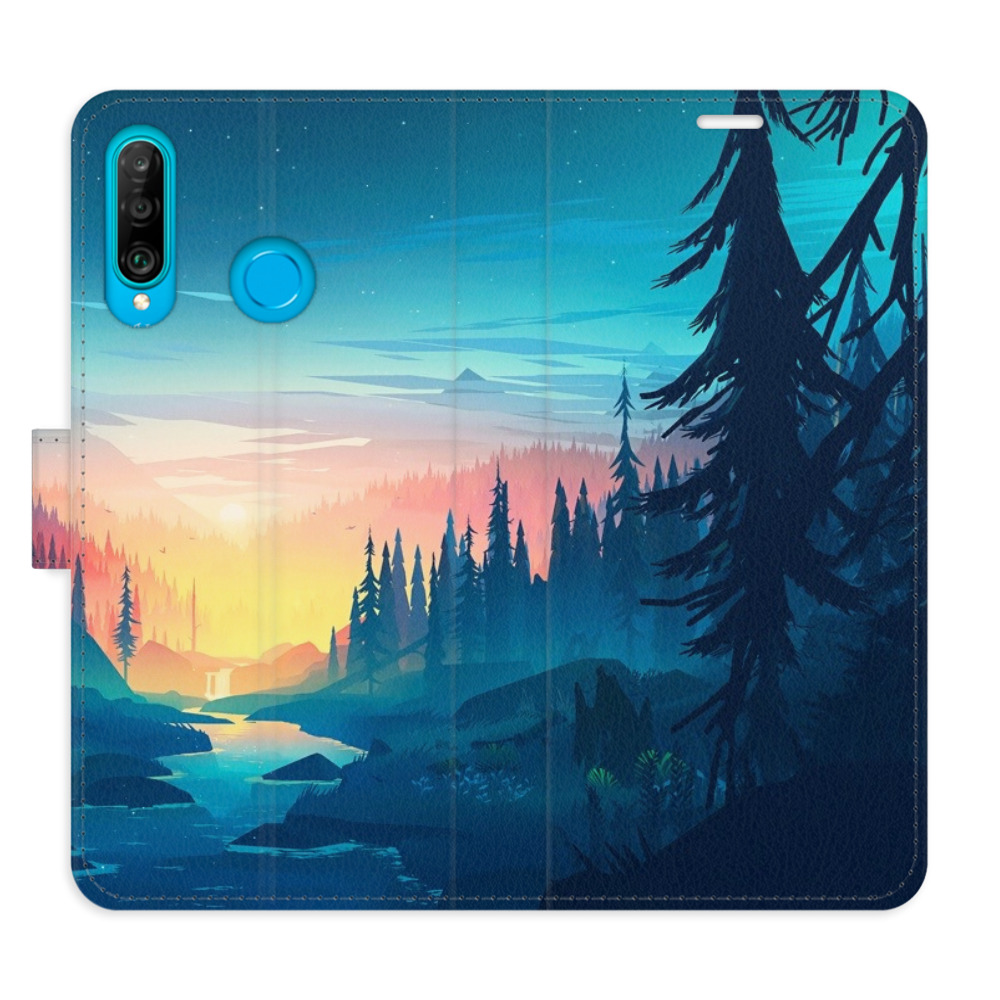 Flipové puzdro iSaprio - Magical Landscape - Huawei P30 Lite