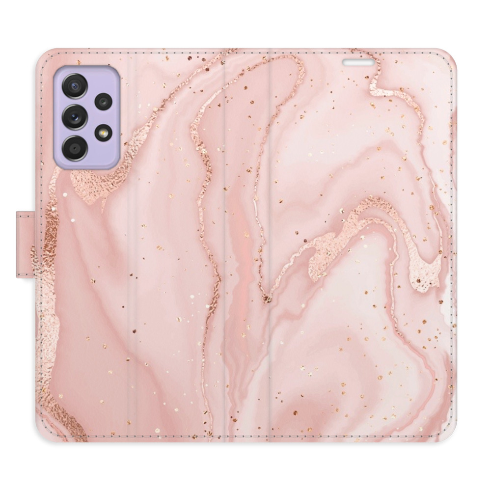 Flipové puzdro iSaprio - RoseGold Marble - Samsung Galaxy A52 / A52 5G / A52s