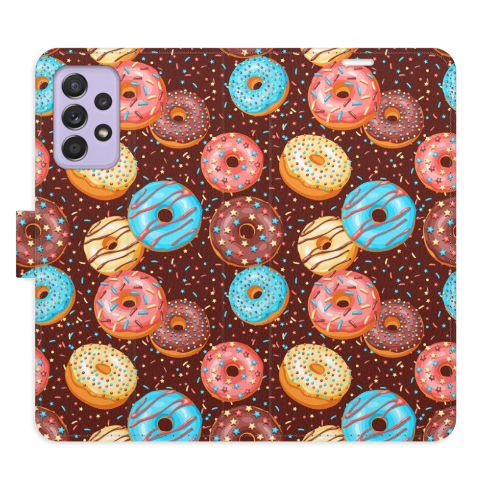 Flipové puzdro iSaprio - Donuts Pattern - Samsung Galaxy A52 / A52 5G / A52s