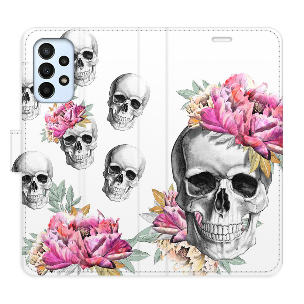 Flipové puzdro iSaprio - Crazy Skull - Samsung Galaxy A23 / A23 5G