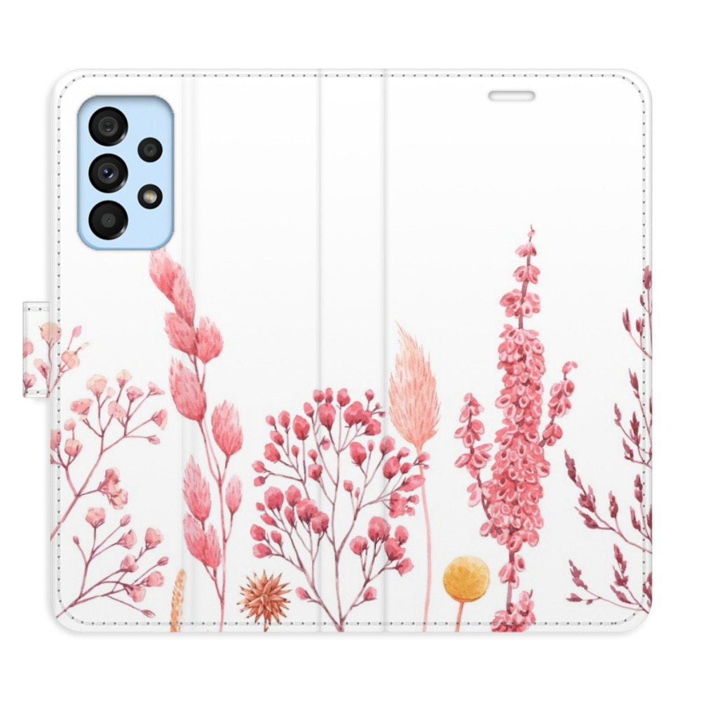 Flipové puzdro iSaprio - Pink Flowers 03 - Samsung Galaxy A53 5G
