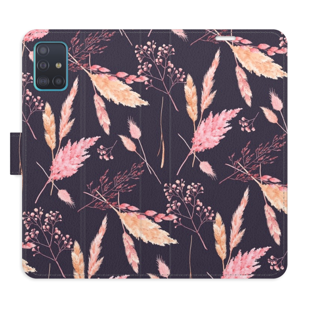 Flipové puzdro iSaprio - Ornamental Flowers 02 - Samsung Galaxy A51