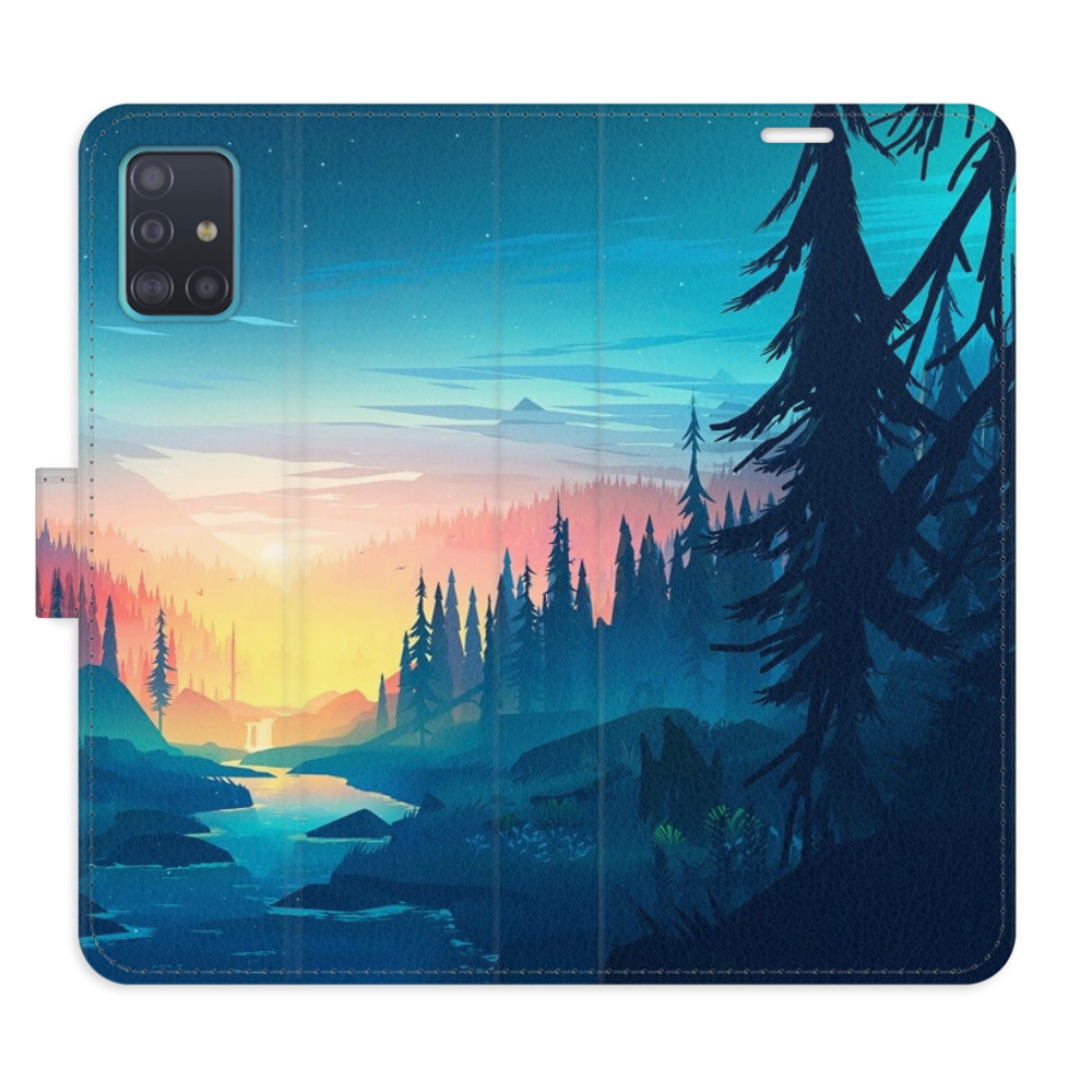 Flipové puzdro iSaprio - Magical Landscape - Samsung Galaxy A51