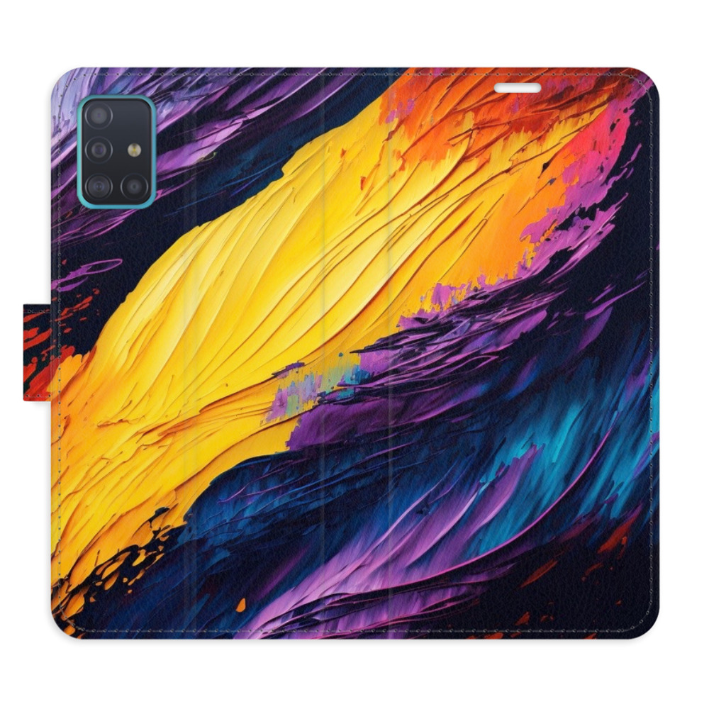 Flipové puzdro iSaprio - Fire Paint - Samsung Galaxy A51