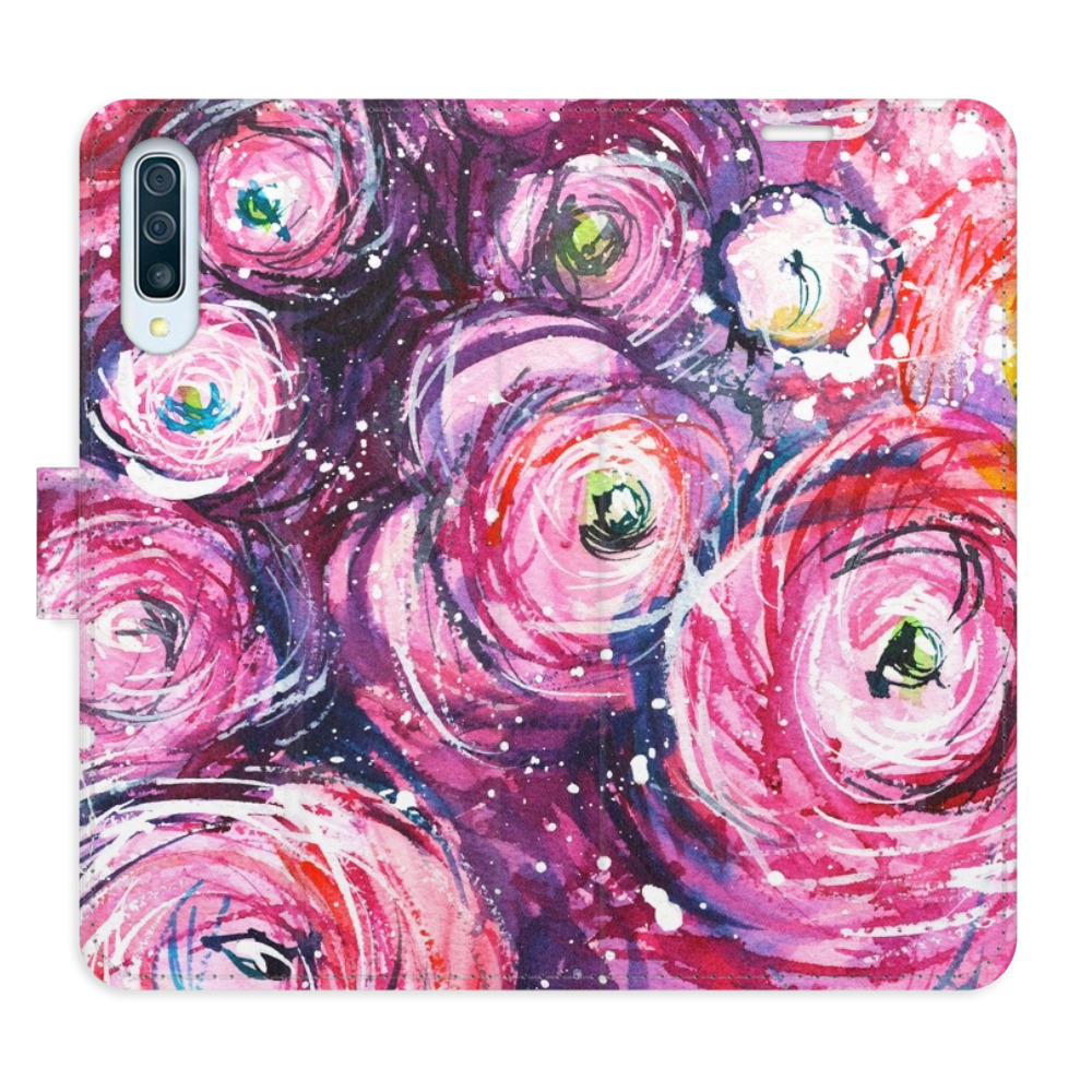 Flipové puzdro iSaprio - Retro Paint 02 - Samsung Galaxy A50