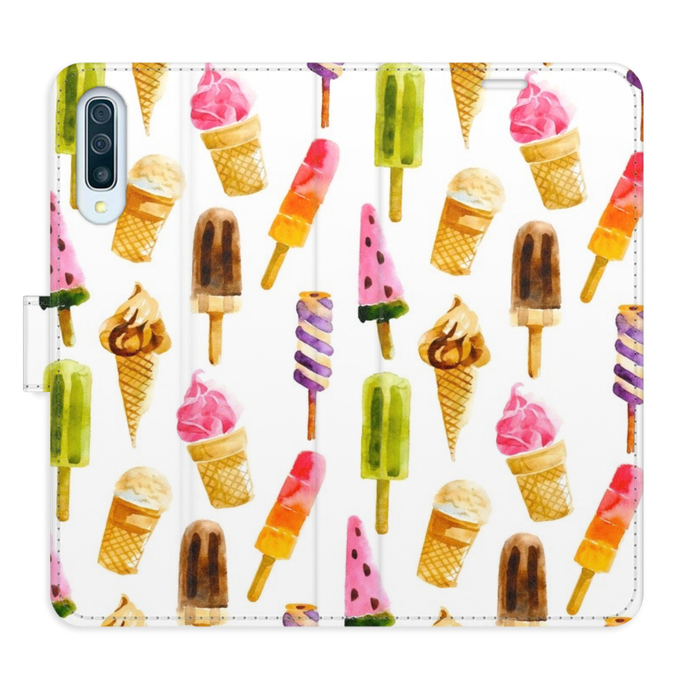 Flipové puzdro iSaprio - Ice Cream Pattern - Samsung Galaxy A50
