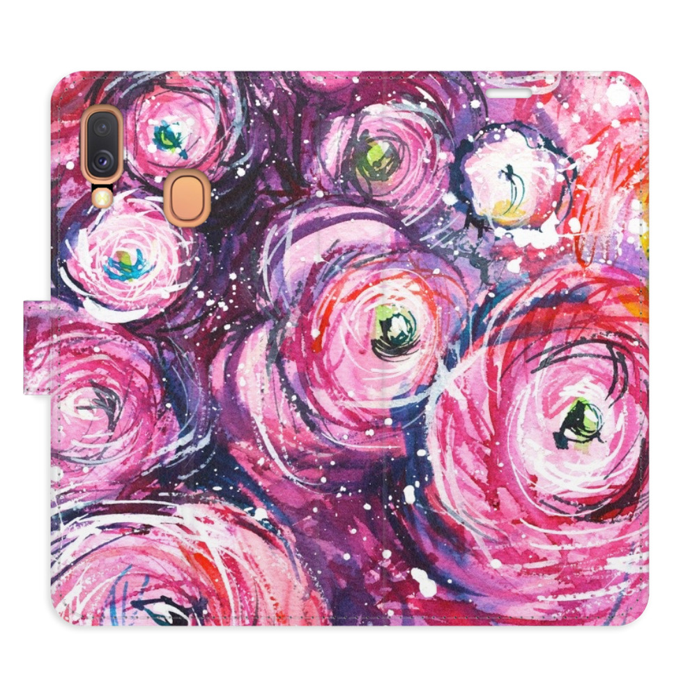 Flipové puzdro iSaprio - Retro Paint 02 - Samsung Galaxy A40