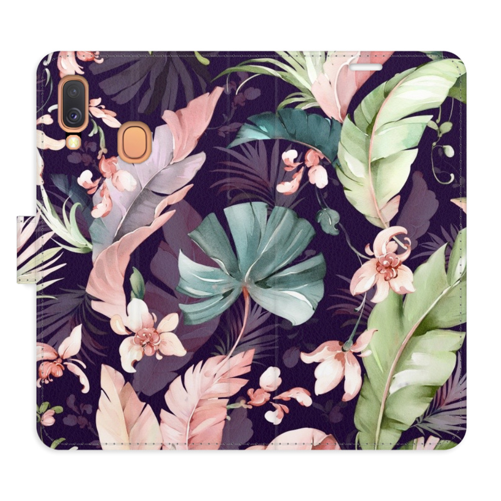 Flipové puzdro iSaprio - Flower Pattern 08 - Samsung Galaxy A40